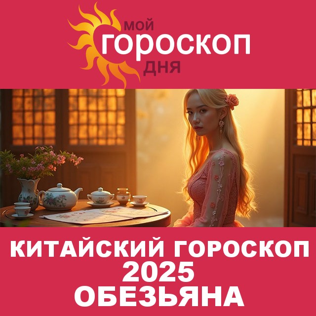 Китайский гороскоп Обезьяны 2025 год