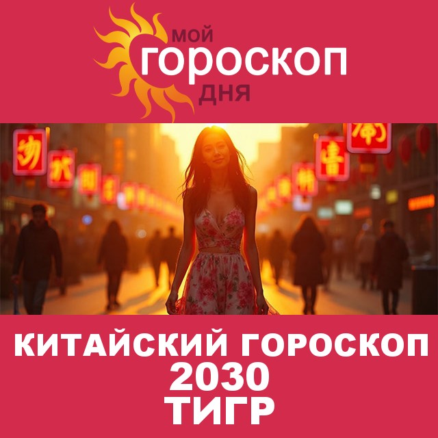 Китайский гороскоп Тигра 2030 год