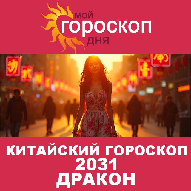 Китайский гороскоп Дракона 2031 год